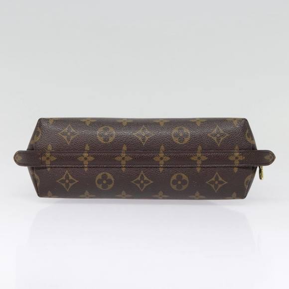 LOUIS VUITTON Monogram Trousse Demi Ronde Cosmetic Pouch M47520 LV Auth 90331 - Picture 6 of 16